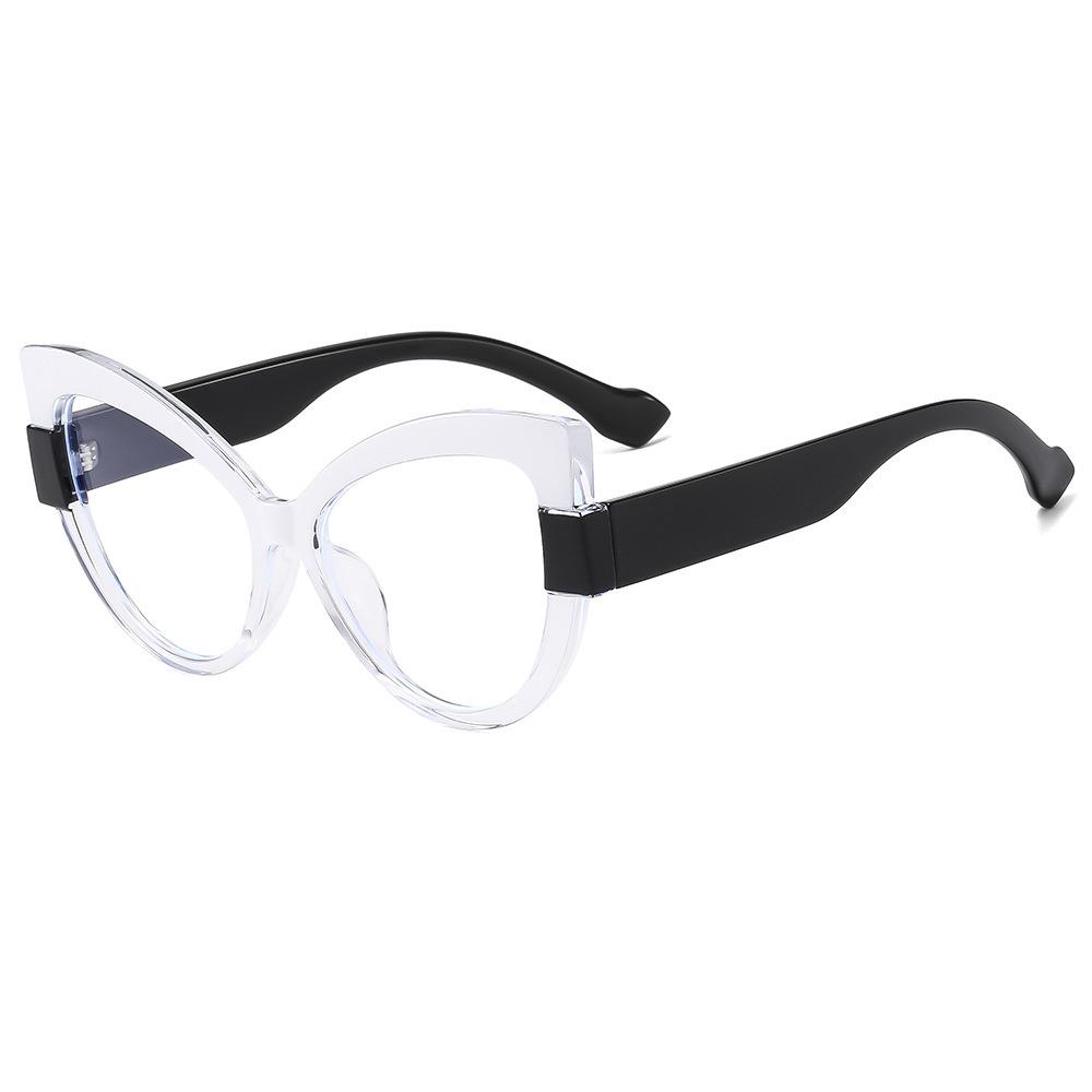 

Новые модные женские солнцезащитные очки TR90, европейские и американские мужские очки с защитой от синего цвета, оправа «кошачий глаз»