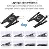 Universal Laptop Tablet Cooling Stand with Fan Foldable Adjustable Speed Portable Desktop Radiator Holder for Home Office