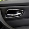 Carbon Fiber Car Center Console Gear Control Button Panel Frame Trim Stickers For BMW 3 Series E90 2005-2012 Accessories
