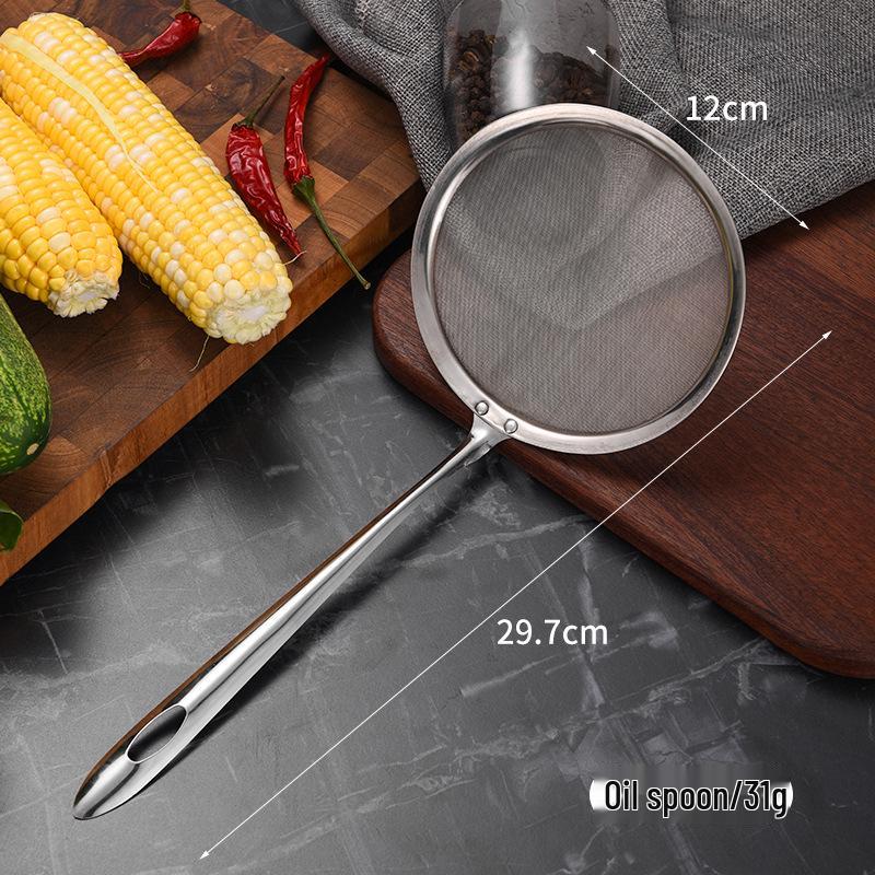 Stainless Steel Fine Mesh Strainer & Oil Skimmer