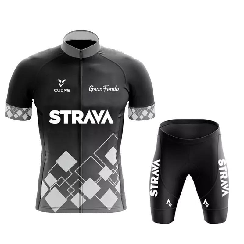 Mens Cycling Jersey Set Short Sleeve Quick Dry Performance Bike Riding Kit Team Edition