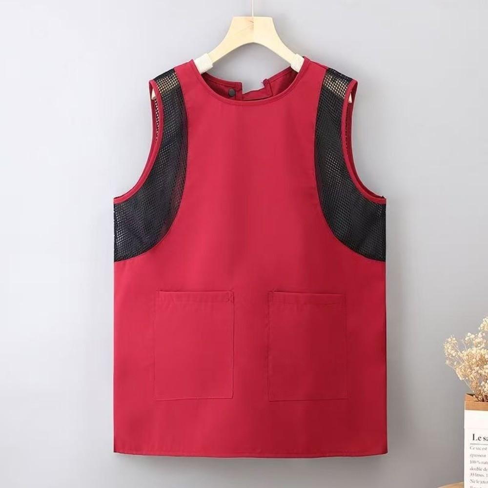 Nastavitelná Vodotěsná Zástěra Odolná proti Oleji Pekařská Zástěra Odolná Zástěra bez Rukávů Restaurace