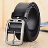 Belt Men'S Premium Retro Leather Belt Extended Size 150Cm Two-Layer Cowhide Belt