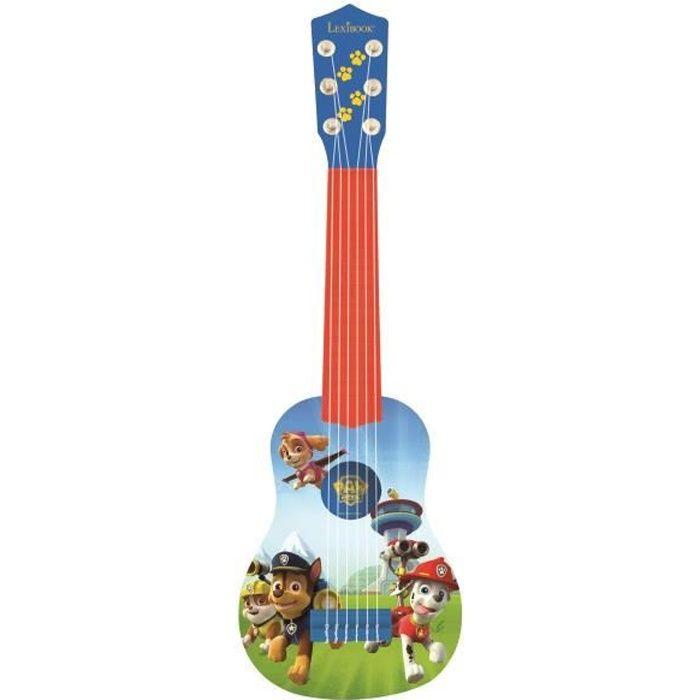 Lexibook, Paw Patrol, Meine erste Gitarre für Kinder, 6 Nylonsaiten, 53 cm, Anleitung Inklusive, Ab 3 Jahren