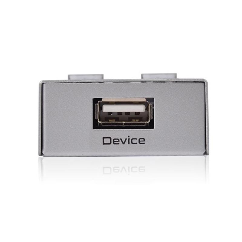 USB2.0 Switcher 2/4 Port Sharing Switcher USB Switcher with 2/4 USB2.0 Ports USB Cable for Printers Keyboards Drives