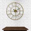 Roman Metal Analog Wall Clock (Brass, Large)(75Cm,30 Inches)
