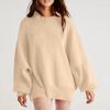 Sleeve Sweaters For Women Casual Crewneck Knitted Fall Winter Loose Pullover Cute Sweater Tops