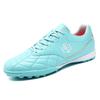 Men's Turf Leather Soccer Shoes Football Cleats Short Spikes TF Futsal Sports Training for Youth Boys Grass Ground Sneakers