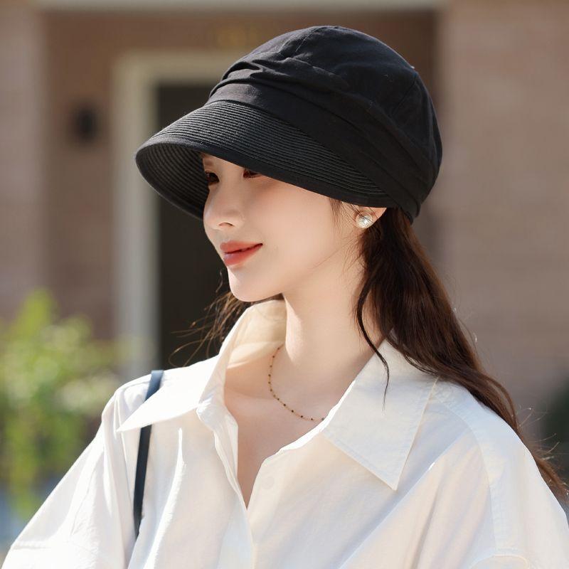 Women'S Quick-Dry Sun Hat with Large Brim for UV Protection - Fashionable Fisherman Cap,for Spring/Summer Outdoor Activities