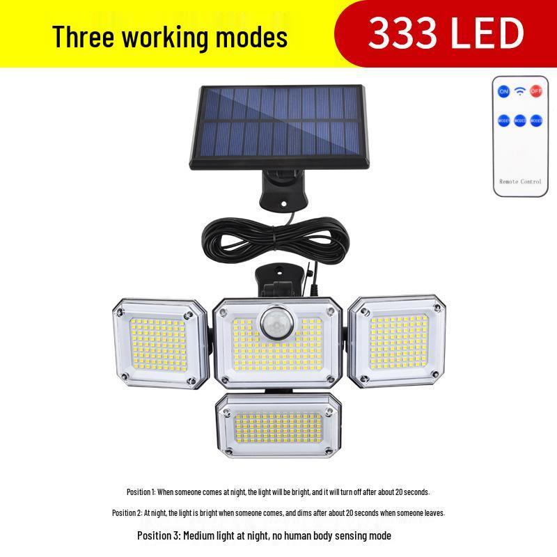 Zhongxin 25th Anniversary Solar LED Wall & Path Light - Motion Sensor Outdoor Courtyard Light