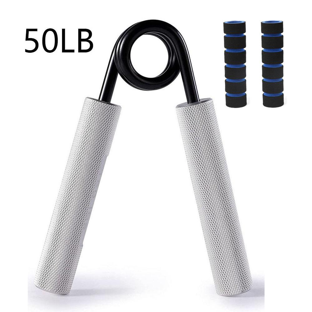 Aluminum Hand Grip Gym Fitness Finger Exerciser Arm Strength Trainer Muscle Recovery Rehabilitation Developer Gripper