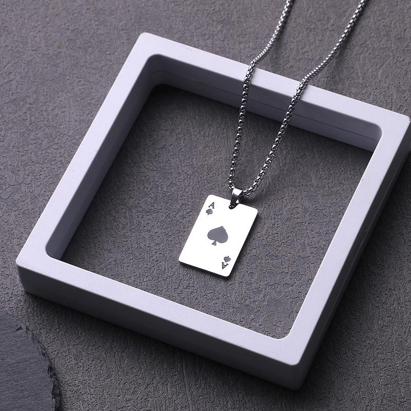 Men's Titanium Steel Hip Hop Pendant Necklace - Trendy, Non-fading Street Style
