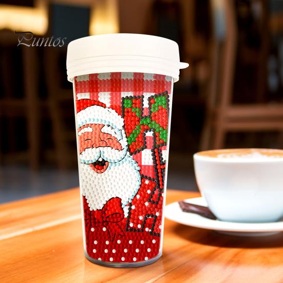 

1 комплект, 470 мл, алмазная живопись, чашка для воды, портативная, стильная, легко чистящаяся, сделай сам, алмазная кружка для рисования для дома