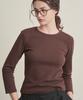 Iteoneolmomeonteu Daily Soft 9/10 Sleeve Tee _Brown