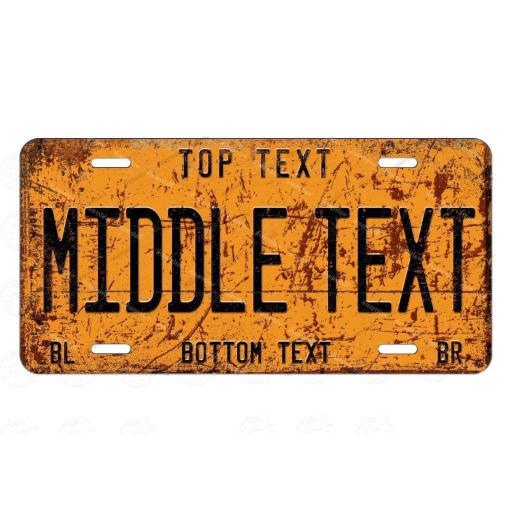 Custom Rusty Carrot Tin Sign Waterproof Personalized Metal Plaque Home Garden Decor