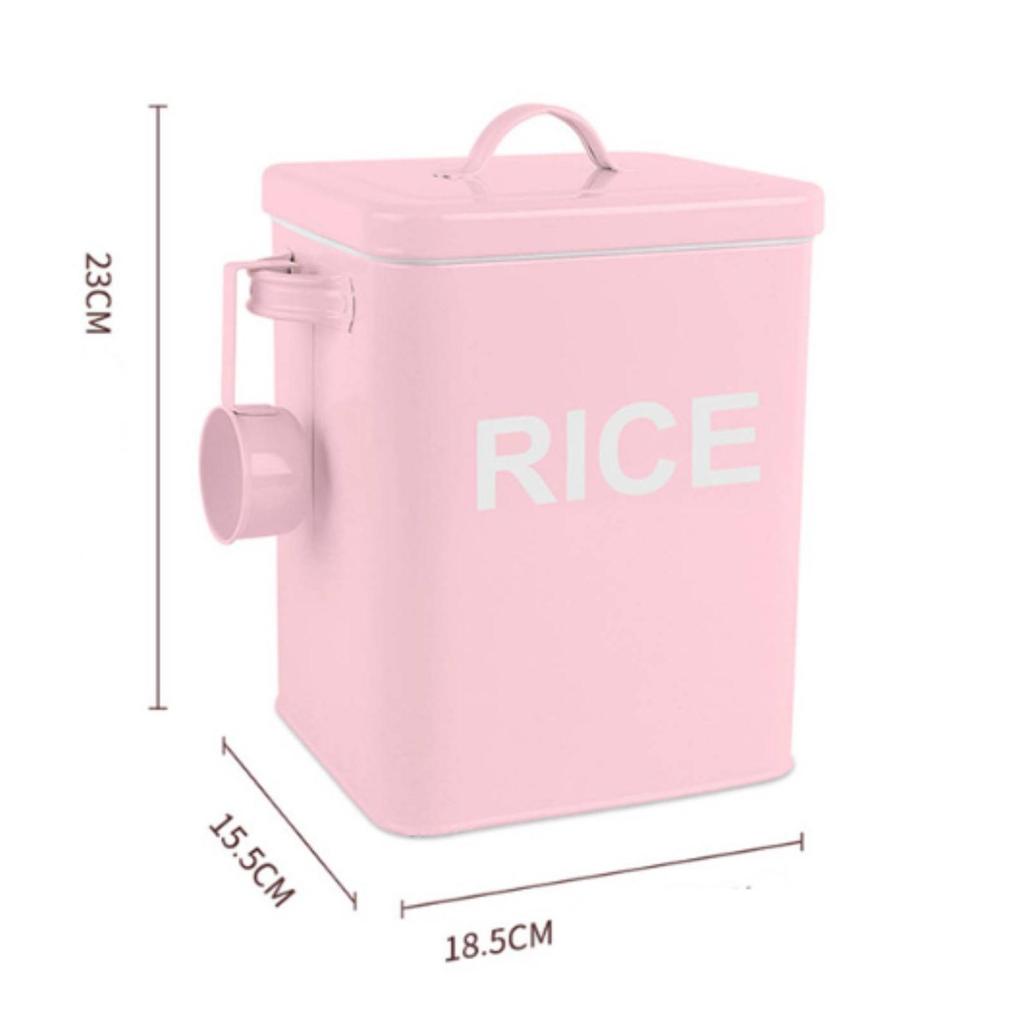 Rice Storage Container with Scoop Airtight for Pantry
