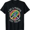 I Got Peaceful Easy Feeling Tie Dye Hippie 1960s T Shirt