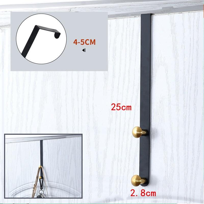 

Stainless Steel Hat Clothes Bag Hanger Hook Holder Cupboard Door Kitchen Cabinet Back Storage Holder Rack Organizer Hanging