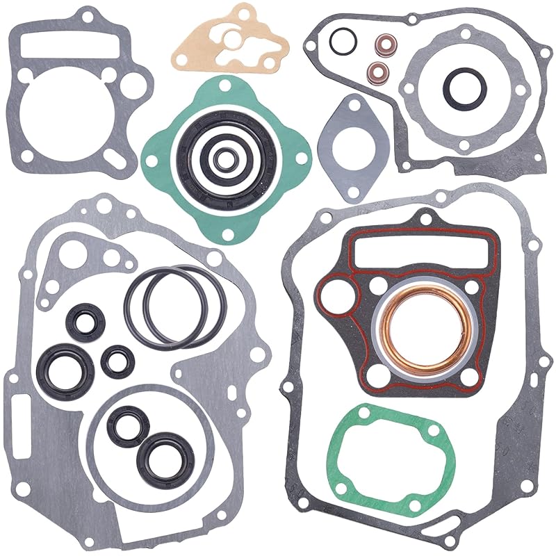 Gasket Set Compatible with Chinese Honda Engine 110cc 125cc Taotao ATV Dirt Bike Go Kart Quad 4 Wheeler Dune Buggy Coleman Coolester SSR Apollo