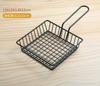 French Fries Basket Snack Bucket Fried Chicken Chip Storage Basket Food Frying Basket Oil Strainer Creative Tableware Container