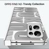 OPPO Find N2 Case Full Coverage Protective Shell With Screen Film Integrated Anti-Shock Scratch Resistant PC Cover
