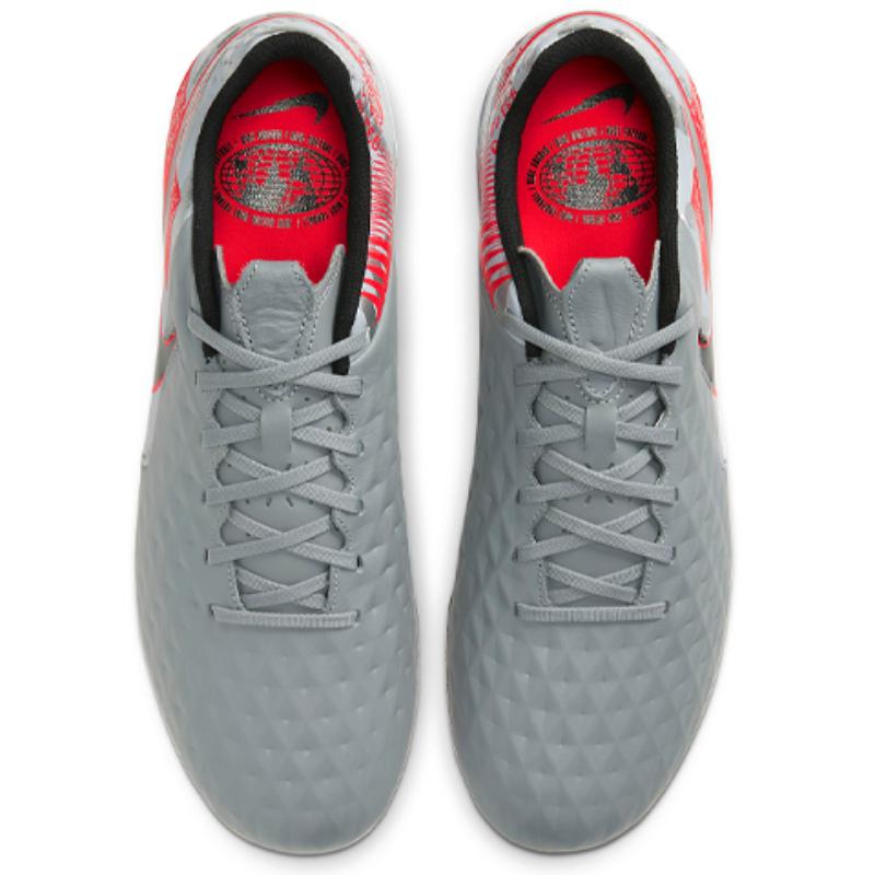 Nike Legend 8 Academy AG Artificial 'Grey Red' Training Soccer Shoes AT6012-906