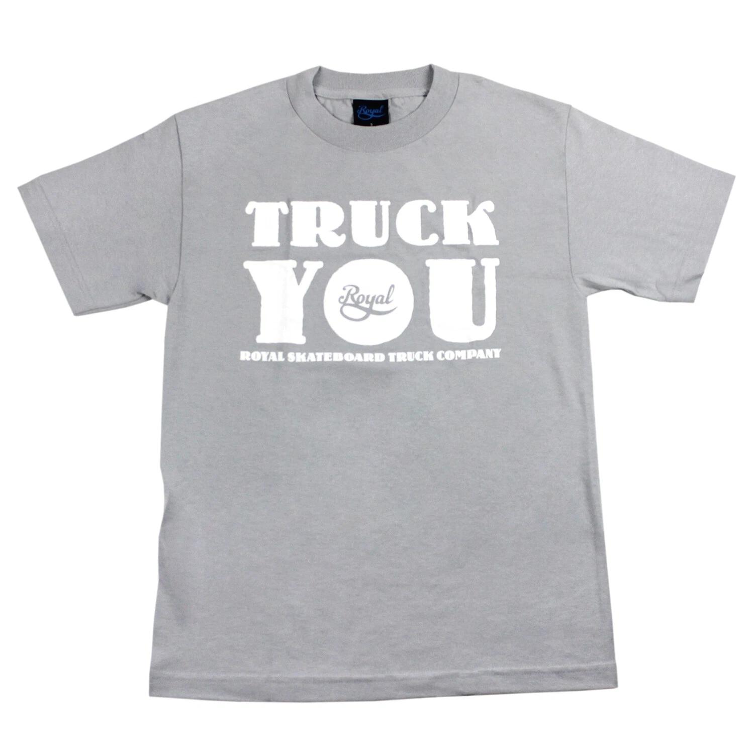 

ROYAL Skateboard Shirt TRUCK YOU GRAY S