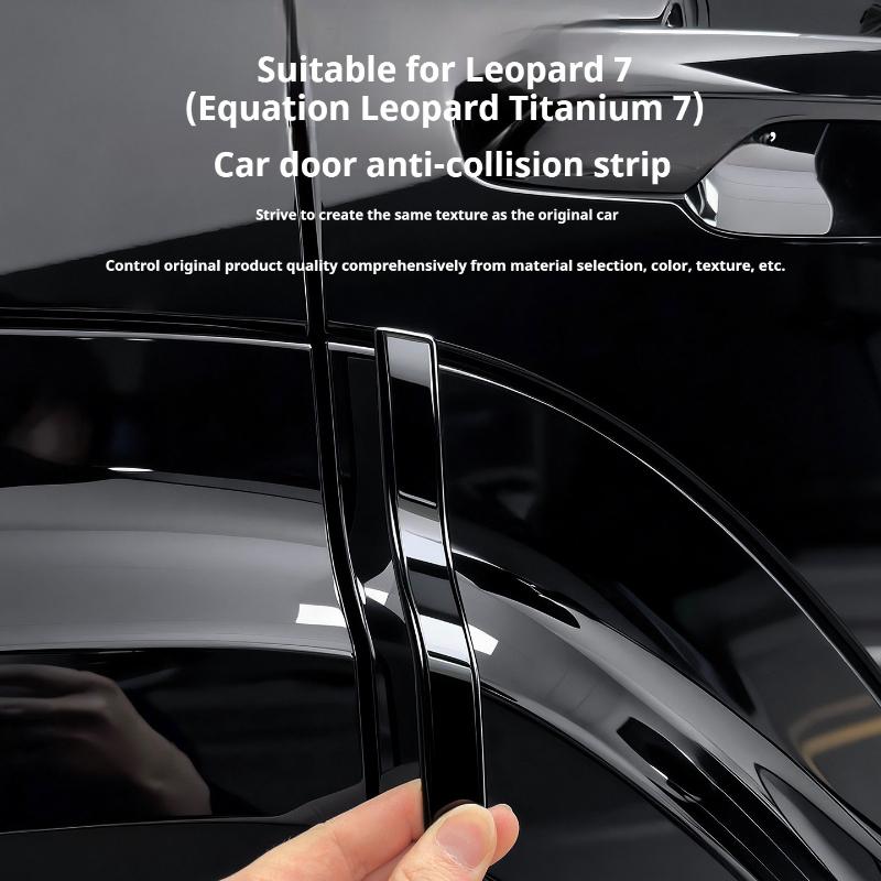 For BYD Ti7 Equation Leopard Titanium 7 Door Edge Guard Door Door Protection Stickers Anti-scratch Modify Decoration Accessories