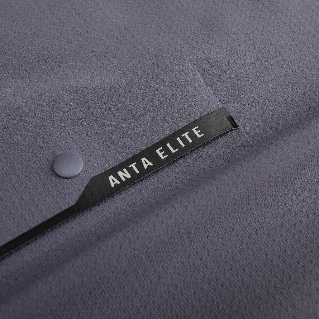 Anta Elite Training Comprehensive Series Short Sleeve Polo Shirt Summer 2026 Men tops Iron-Ore-Gray 952627123-5