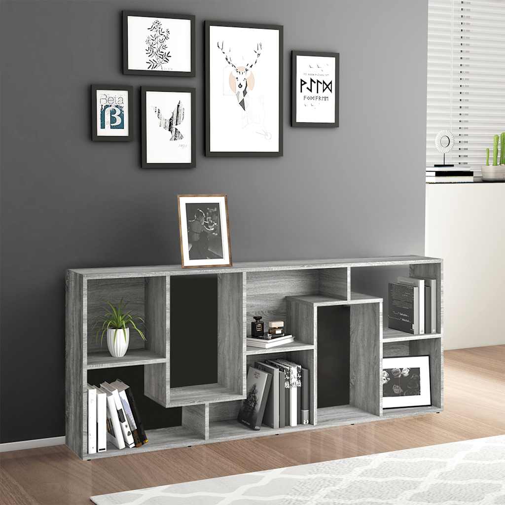Bookshelf Gray Sonoma 67 x 24 x 161 cm Particleboard