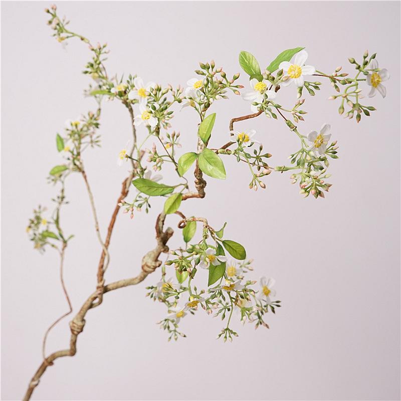 Artificial Flowers Wrap Around The Branches Begonia Home Christmas Weddings, Hotel Window Decorations, Chrysanthemums Branches