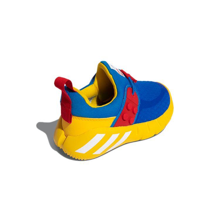Adidas LEGO X RapidaZen J Shock Blue Equipment Yellow Baby Sneakers Red FX9563