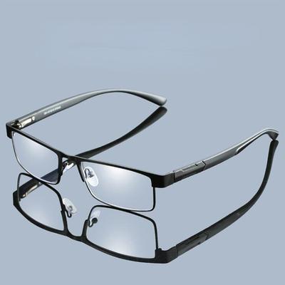 Highquality Metal Frame Men Reading Glasses Vintage Business Hyperopia Eyewear Male Reading Eyeglasses +1.0+1.5+2.0+2.5+3.0+4.0
