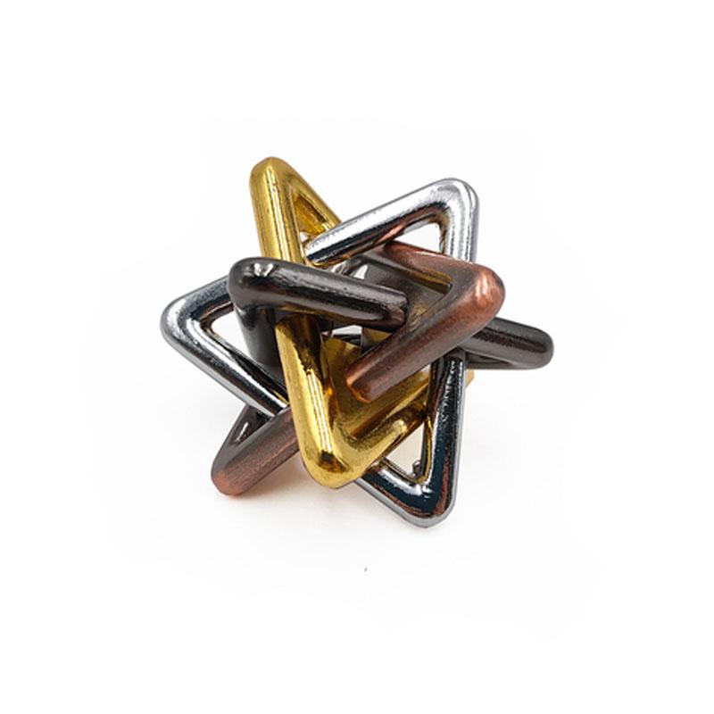 Metal Brain Teaser Magic Baffling Puzzles Intelligence Adults Kids IQ Games Difficult Jigsaw Puzzles Ingenuity Games