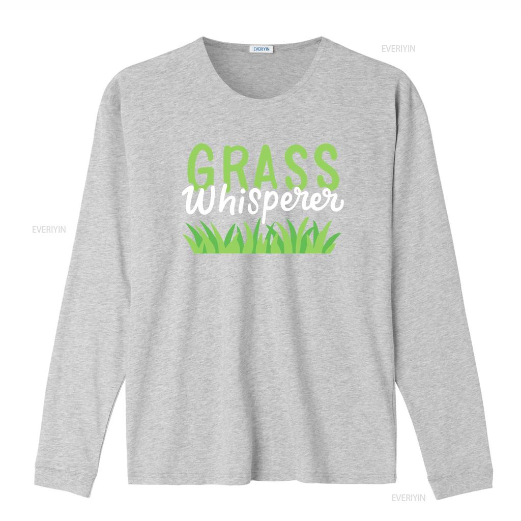 Lawn Mowing T Shirt Care Mower Grass Whisperer Vintage Washed Slightly Versatile Fashion Designer Clothes Stretched Soft