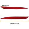 Rear Bumper Reflector Lamp Compatible for TESLA MODEL Y 2020-2024,Replacement Red Marker Lights Lens Left Driver Right Passenger Side Trim