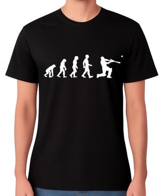 Cricket Evolution Funny Sports Graphic Unisex T-Shirt Tee