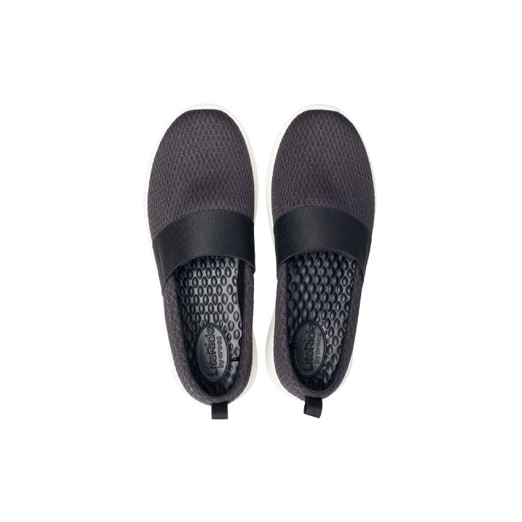 Crocs LiteRide Mesh Slip On Black White 205727‑066