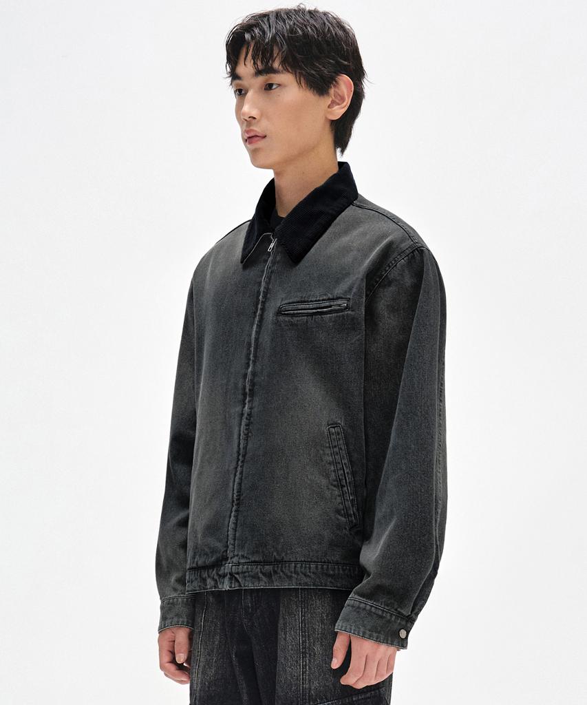 Decet Denim Work Jacket Dcjk003Dkhakia