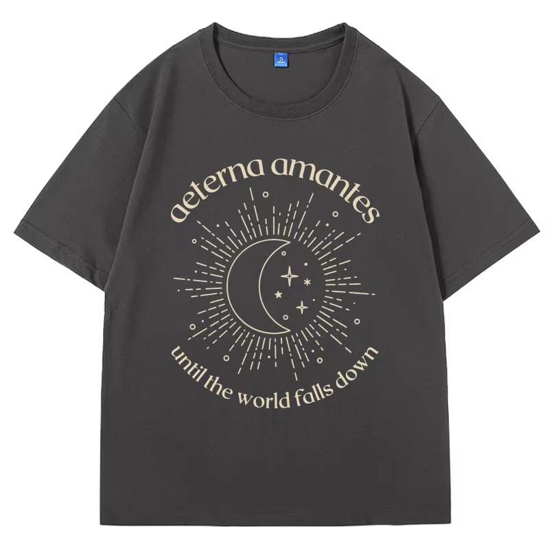 

Футболки Мужская и женская одежда Хлопковая футболка большого размера Модные свободные повседневные классические топы в стиле Харадзюку XXXL