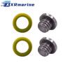 2 PCS Marine Drain Plug Screw Kits 10-79953Q2 for Mercury MERCRUISER Replaces 10-79953A2 18-2244 22420 10-79953Q04