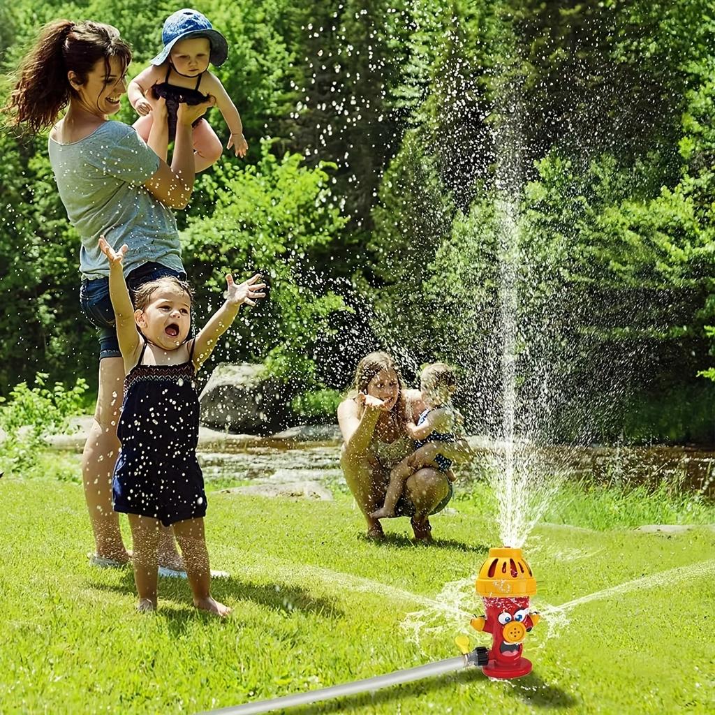 Fire Hydrant Faucet Sprinkler Rotating Water Jet Irrigation Pipe Bringing Fun Water Games To Your Garden Toy