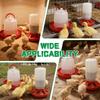 1l/1kg Poultry Chicken Feeder And Waterer Water Food Bucket Dispenser Automatic Birds Chick Waterer Feeding Livestock Supply