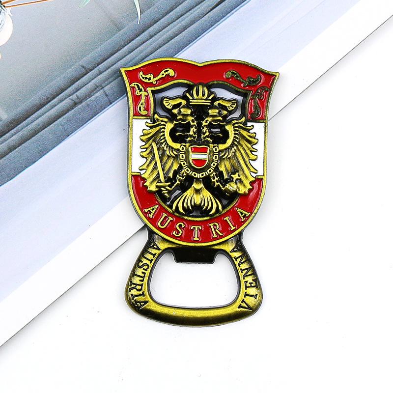Austrian 3D Resin Fridge Magnet - Vienna & Salzburg Creative Souvenir