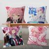 Anime Shugo Chara! Cartoon Series Square Pillowcase Soft Waist Sofa Cushion Cover Bedroom Room Pillowcase