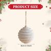 Christmas Ball Ornament Pendant Decor Boho Hanging Xmas for Home Birthday