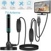 Digital TV Antenna With Signal Amplifier 480+ Miles Indoor Outdoor Antenna Magnetic Base VHF UHF Digital Aerial