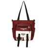 Women's Handbag Color Block Men's Messenger Bag Large Capacity Student Class Shoulder Bag