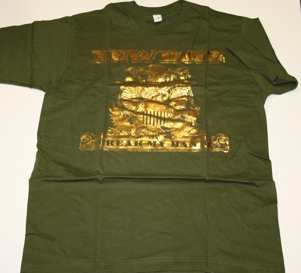 

New Boyz Break My Bank Gold TShirt SIZE MEDIUM Unisex T-Shirt M