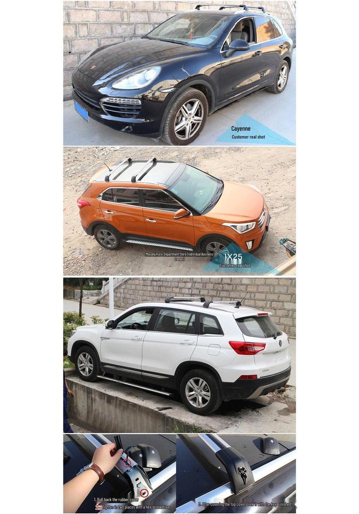 Roof Rack for VW T-Cross, T-Roc, Tiguan L, Tayron, Touran L, Lavida